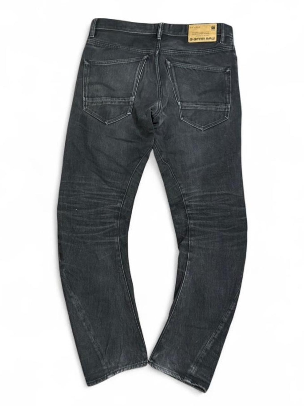 G-Star Raw Black Faded J Fit Slim Stacked Jeans
